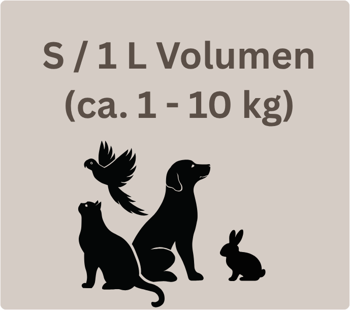 S / 1 L Volumen (ca. 0-10 kg)