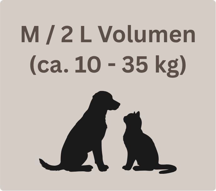 M / 2 L Volumen (ca. 10-35 kg)